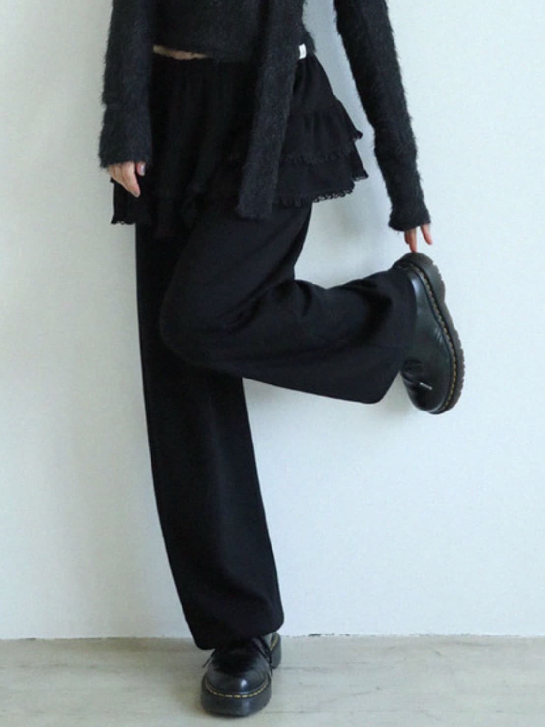 12/21 20:00 再販【Uglyshadow】LACE CANCAN PANTS