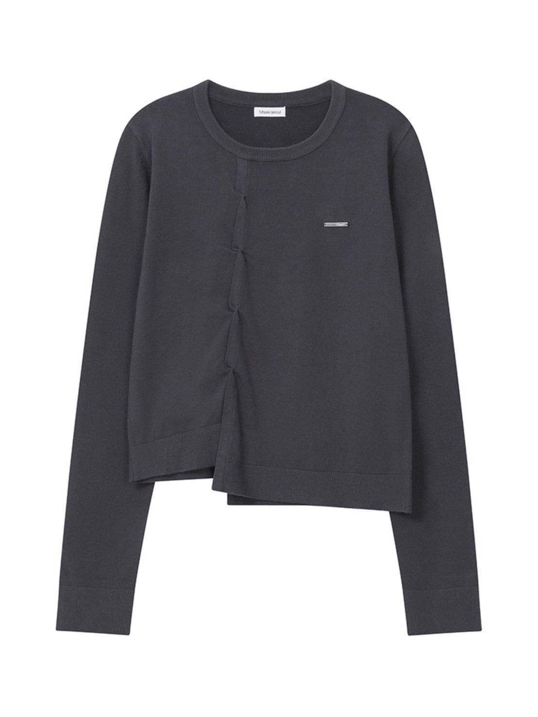 【Miseki seoul】Origami pleats knit top