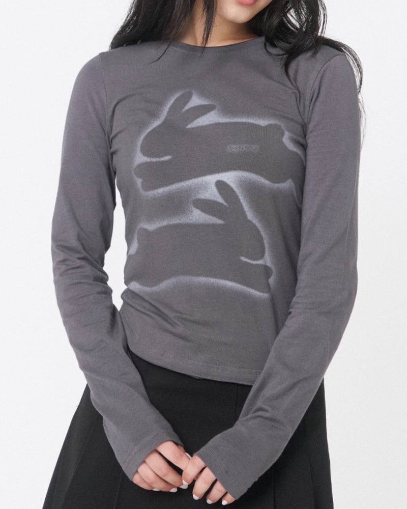 【Miseki seoul】Twin rabbit long sleeves