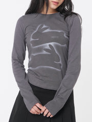 【Miseki seoul】Twin rabbit long sleeves