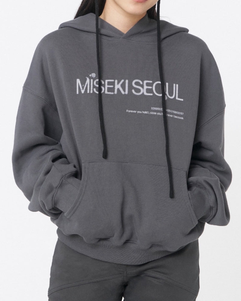【Miseki seoul】Logo sweat hoodie