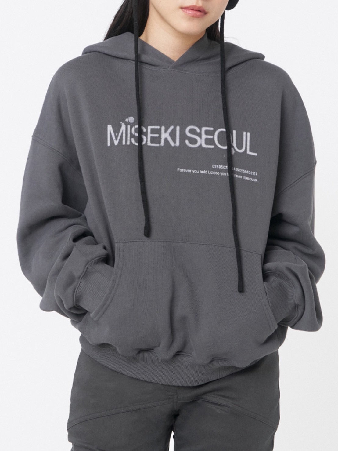 【Miseki seoul】Logo sweat hoodie