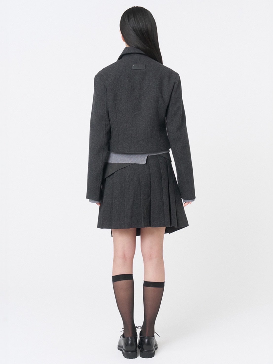 【Miseki seoul】Wabi Round collar double jacket