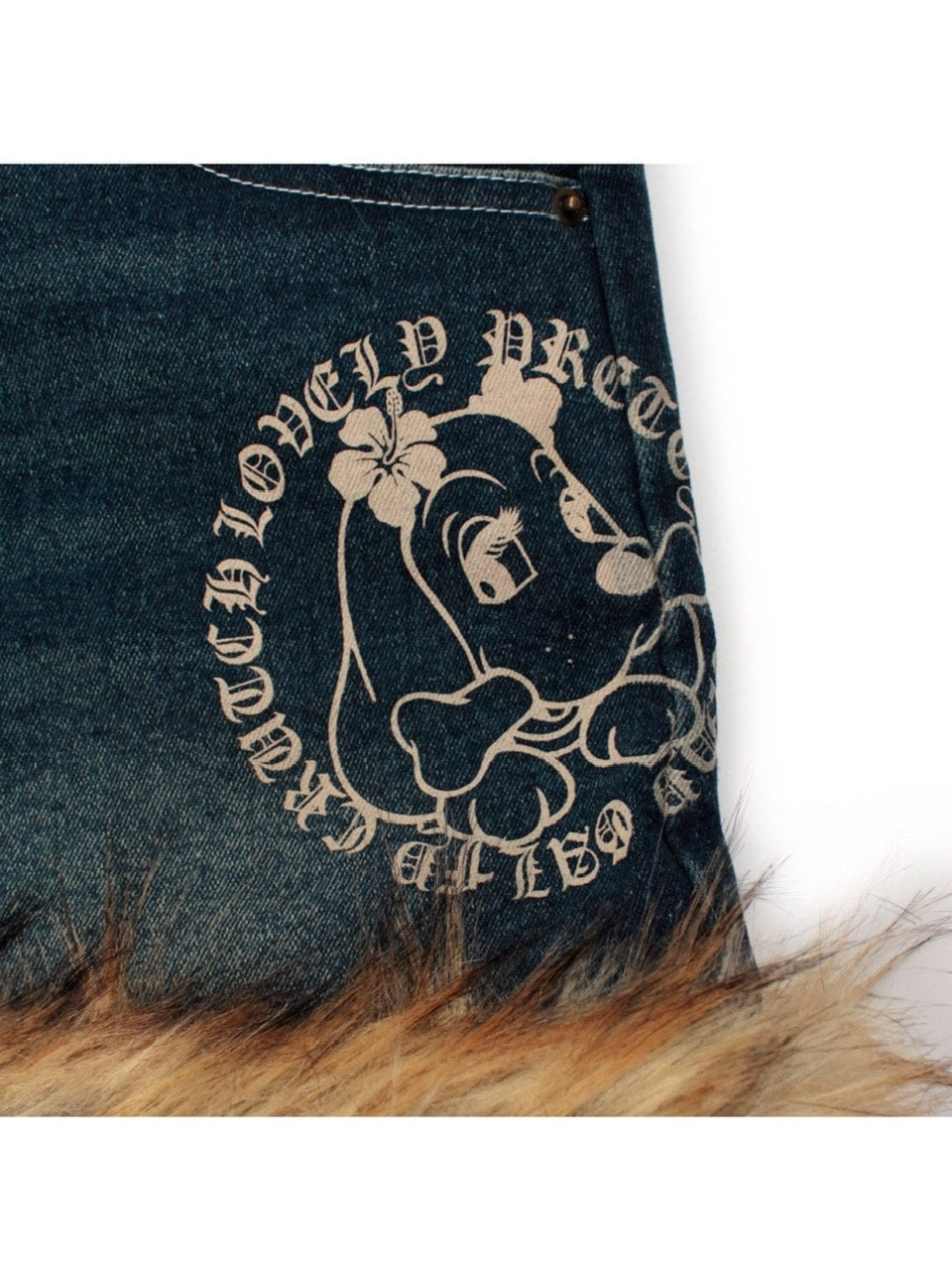 【GALFY】ぎゃるちゃんファーデニムミニ