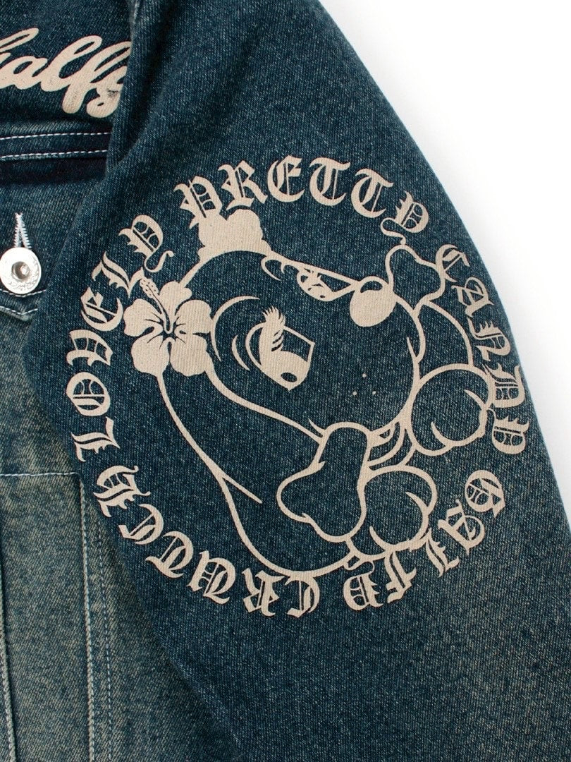 【GALFY】ぎゃるちゃんファーデニムJKT