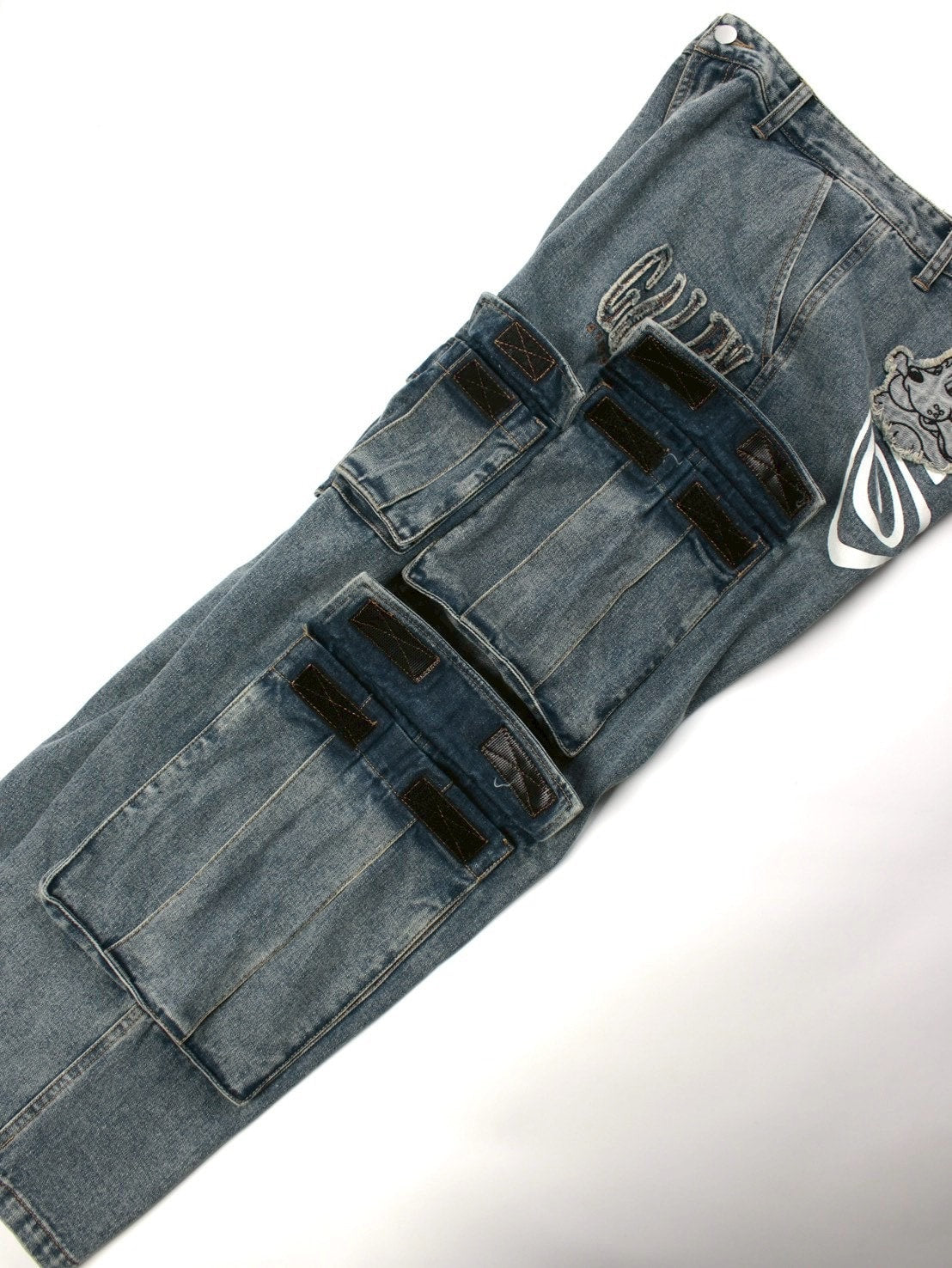 【GALFY】ぐるグニャデニムカーゴ