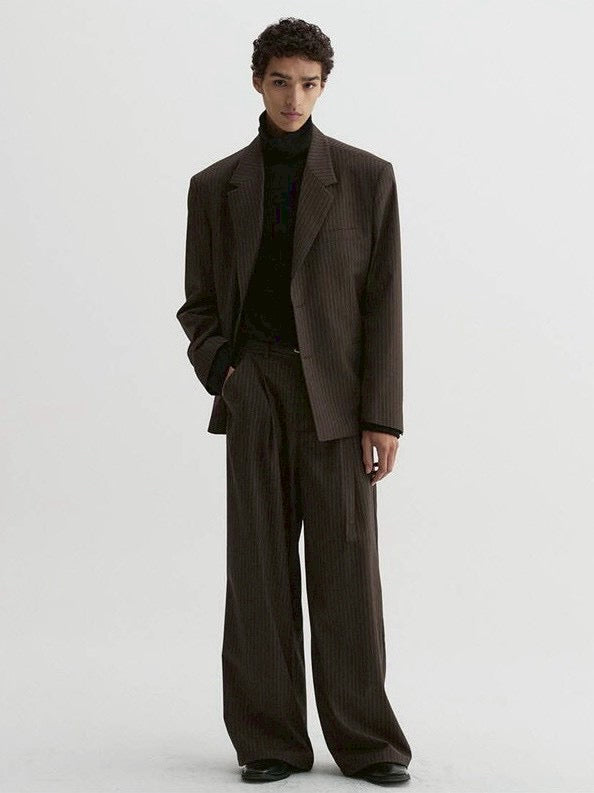 【DNSR】Cinched Stripe Slacks