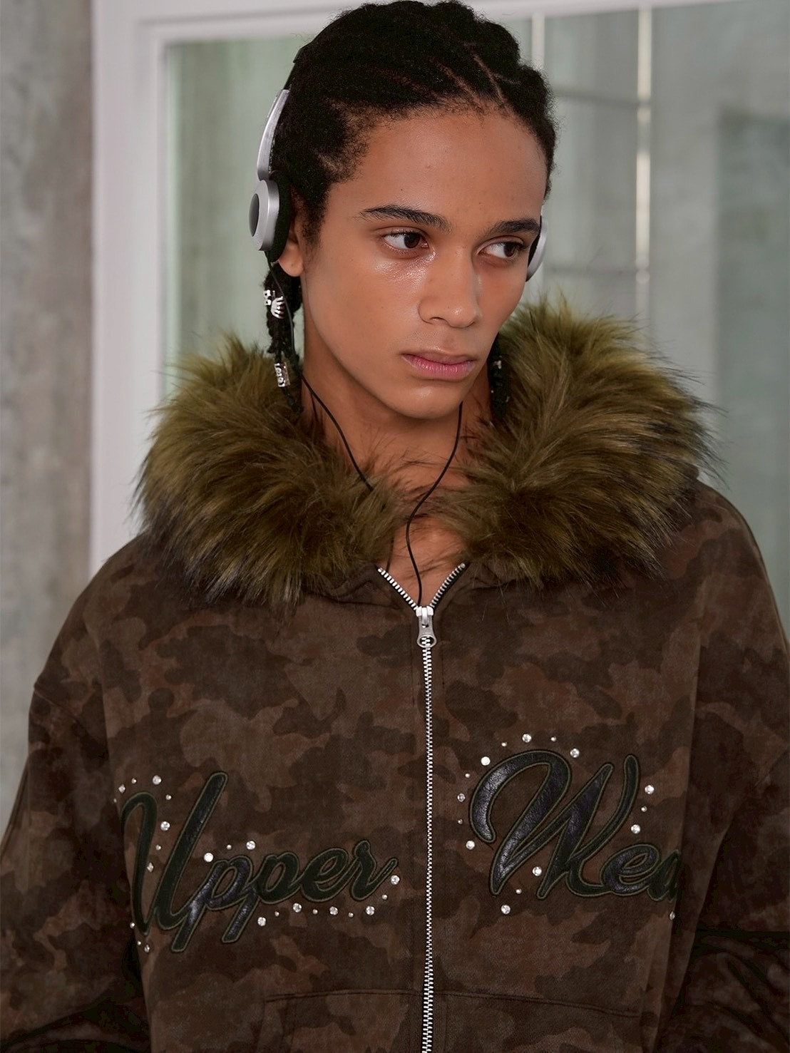 【ESC STUDIO】Upper wear zip-up hoodie