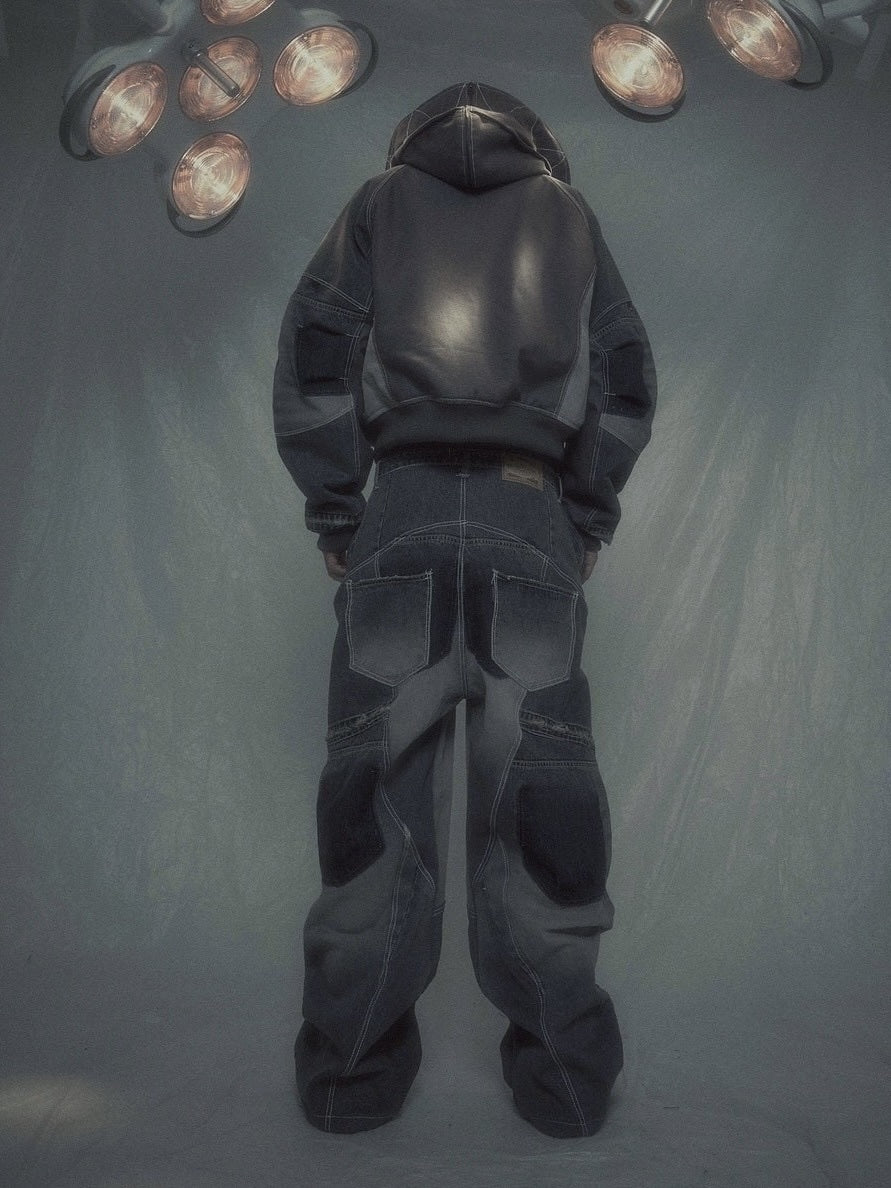 【SURGERY】Surgery Exo-Shell hood denim jacket / 【サージェリー】サージェリー エクソ-シェル フード デニム ジャケット