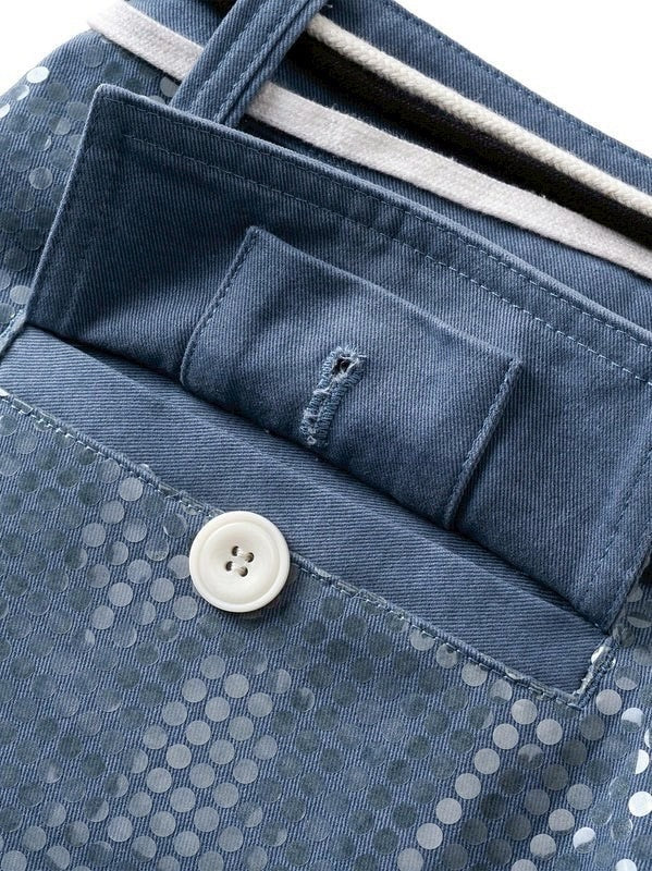 【The Boy Has No Patience】Transparent Pressed French Work Pants / 【ザボーイハズノーペーシェンス】ベルトストリングデニムパンツ