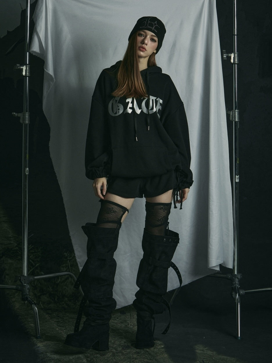 【GATELESS】BELT BUCKLE LOOSE LONG BOOTS / 【ゲートレス】ベルトバックルルーズロングブーツ