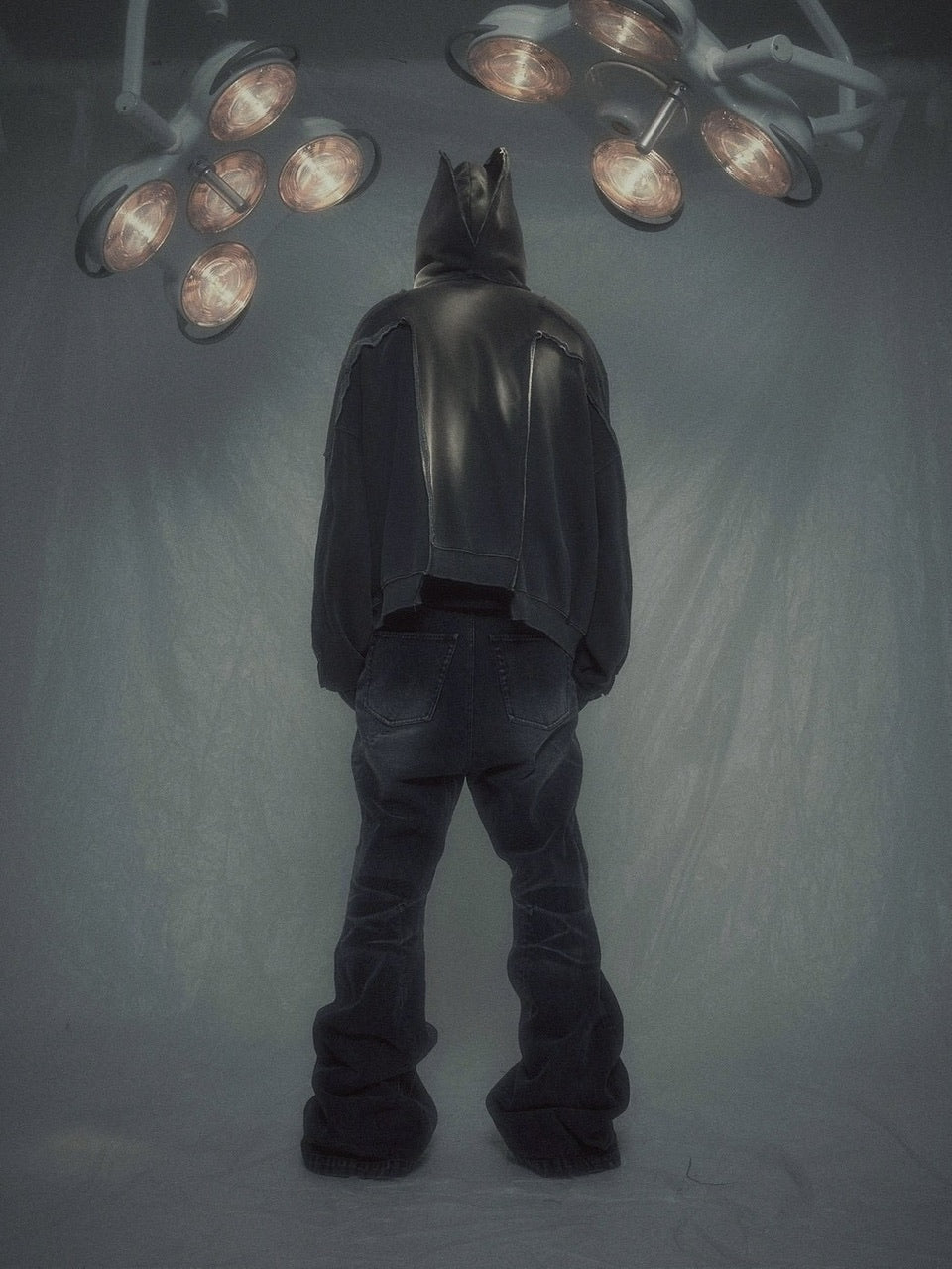 【SURGERY】surgery sutured boot-cut denim pants