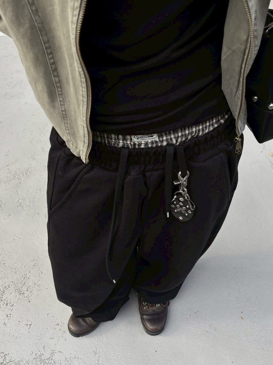 受注制【youll】layered sweat pants (2color)