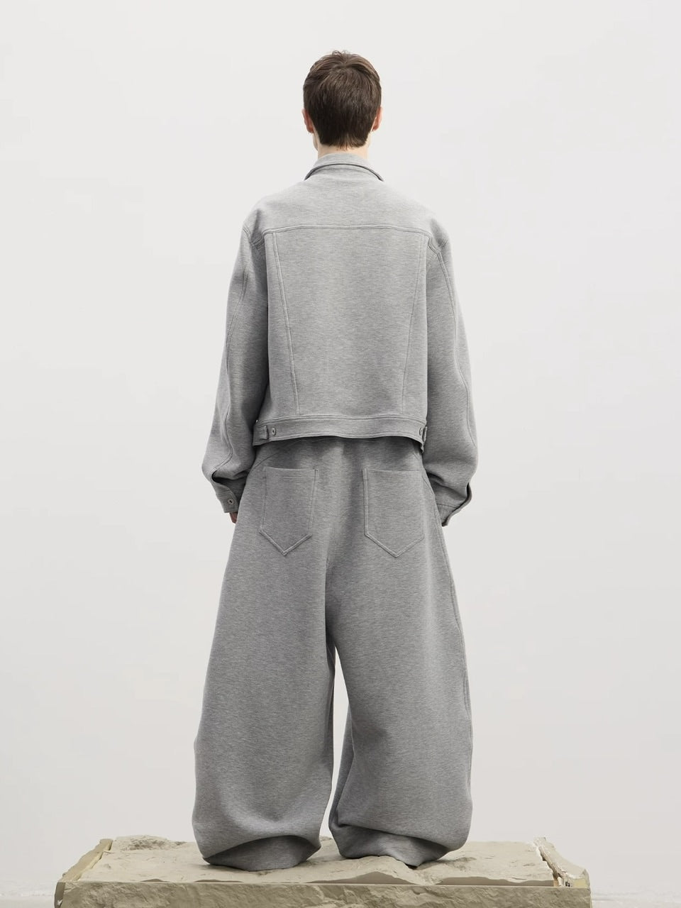 【DND4DES】Wool Knitted Jacket /【ディーエヌディーフォーデス】シンプルポケットカラージャケット