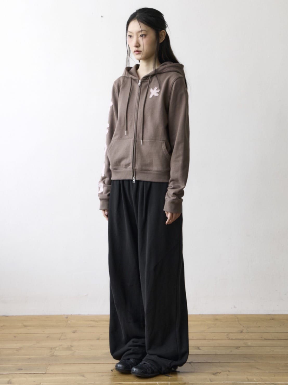 【THECOLDESTMOMENT】TCM tcdmt hooded zip-up