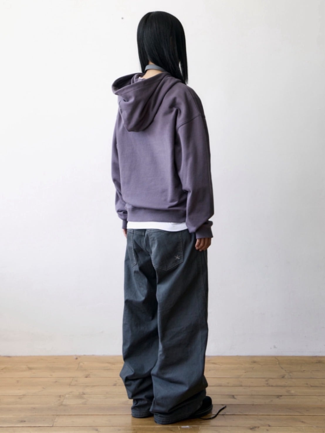 【THECOLDESTMOMENT】TCM trunk layered pants