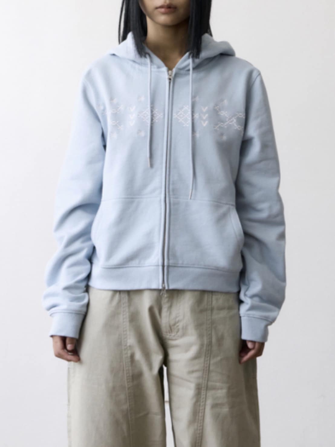 【THECOLDESTMOMENT】TCM nordic hooded zip-up