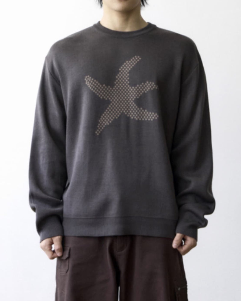【THECOLDESTMOMENT】TCM starfish logo knit