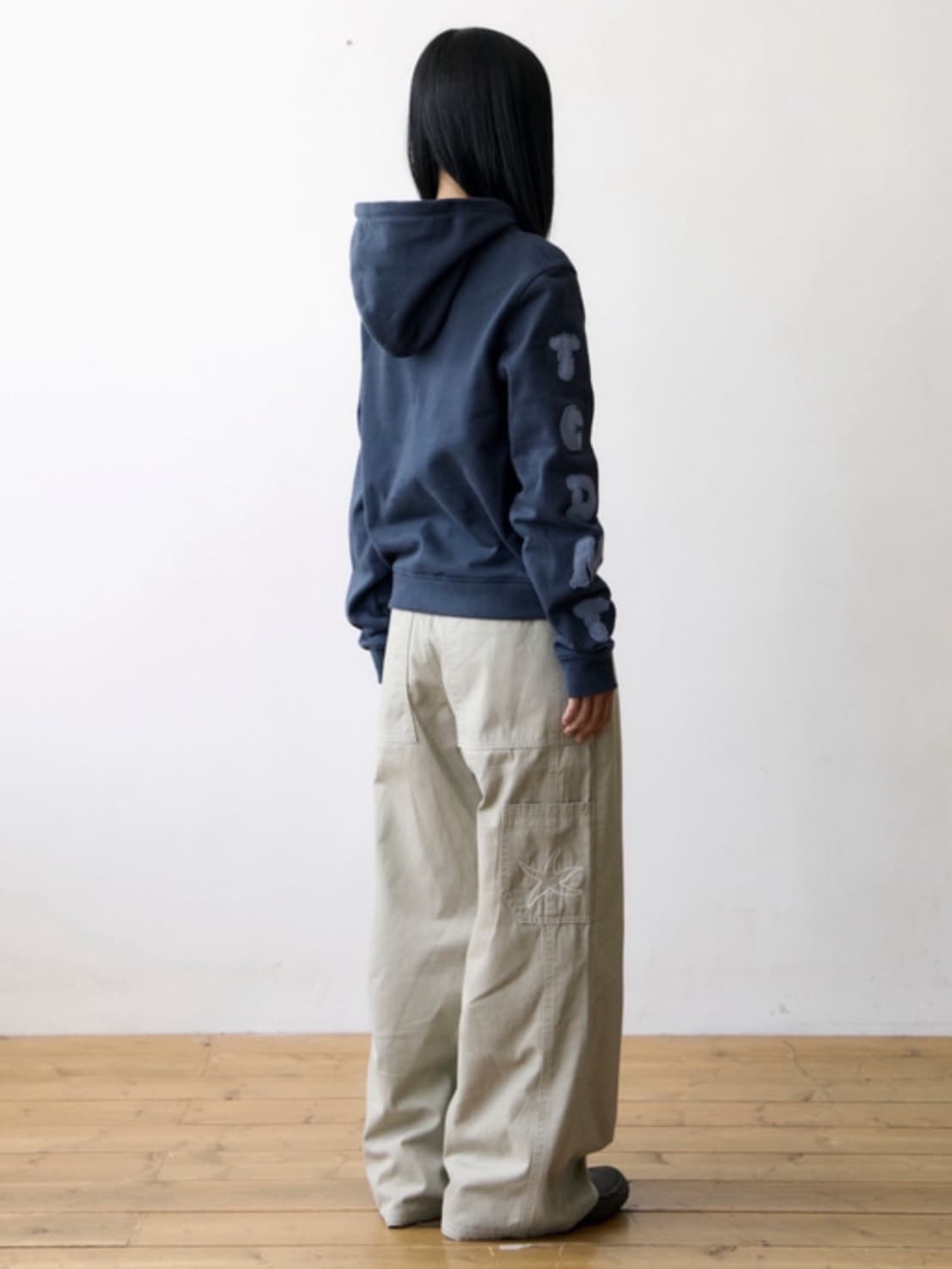 【THECOLDESTMOMENT】TCM stitch cargo pants