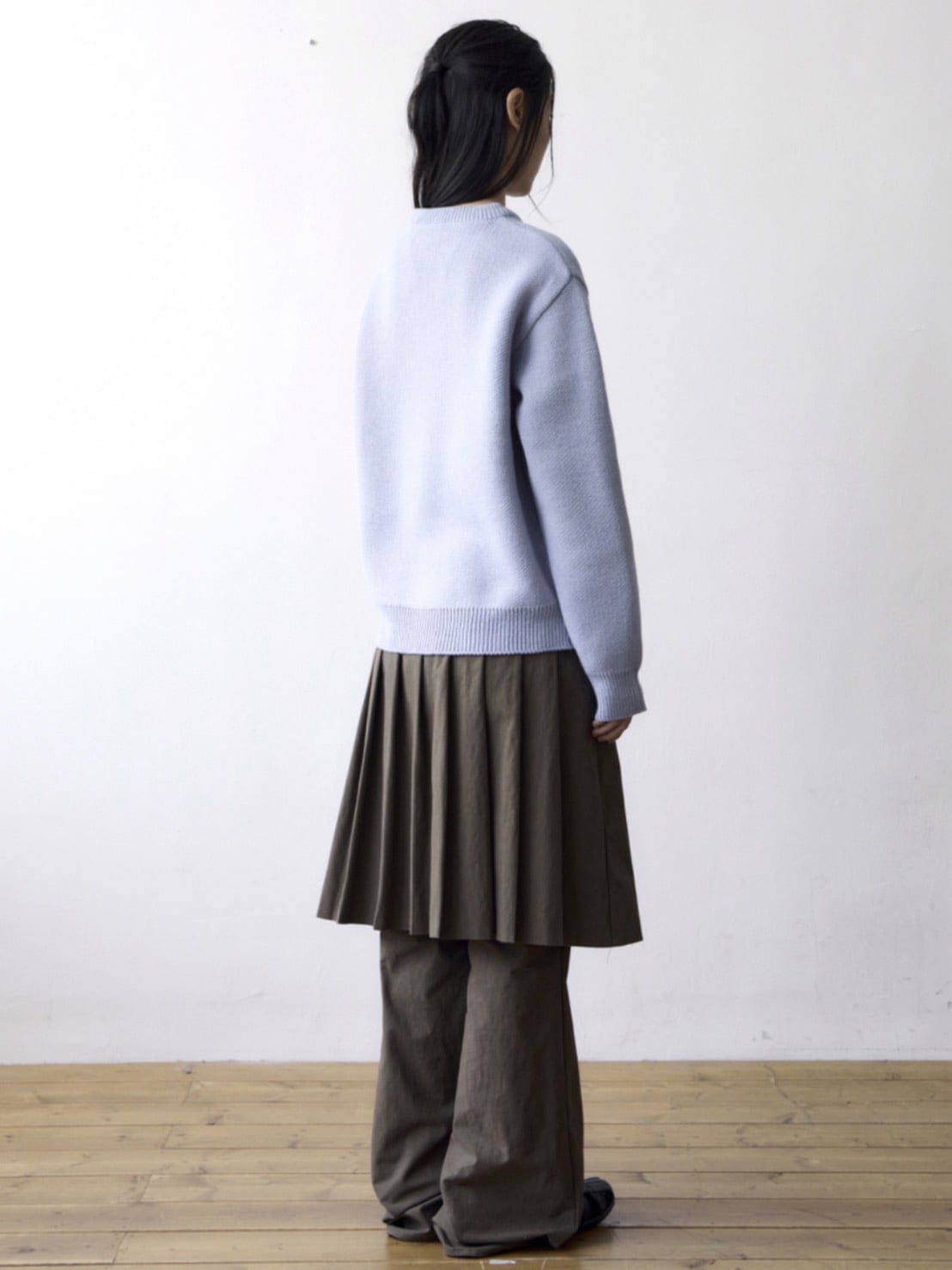 【THECOLDESTMOMENT】TCM typing logo knit