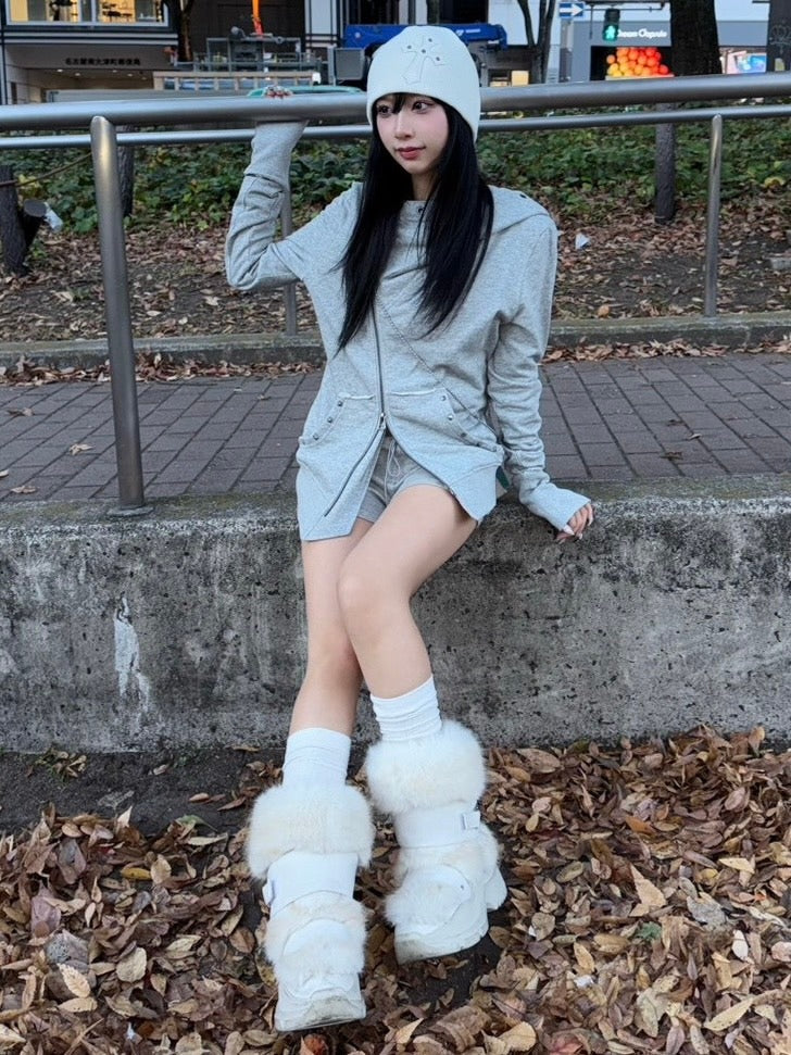 受注制【Never mind the XU】cross beanie / 【ネバーマインドザエックスユー】クロスビーニー (6color)