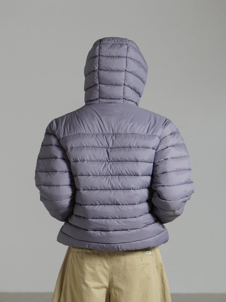 受注制【Chikashitsu +】light volume puffer jacket / 【チカシツプラス】ライトボリュームパファージャケット (3color)