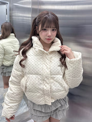 受注制【nmtc +】dot pattern blouson 【エヌエムティーシープラス】ドット柄ブルゾン