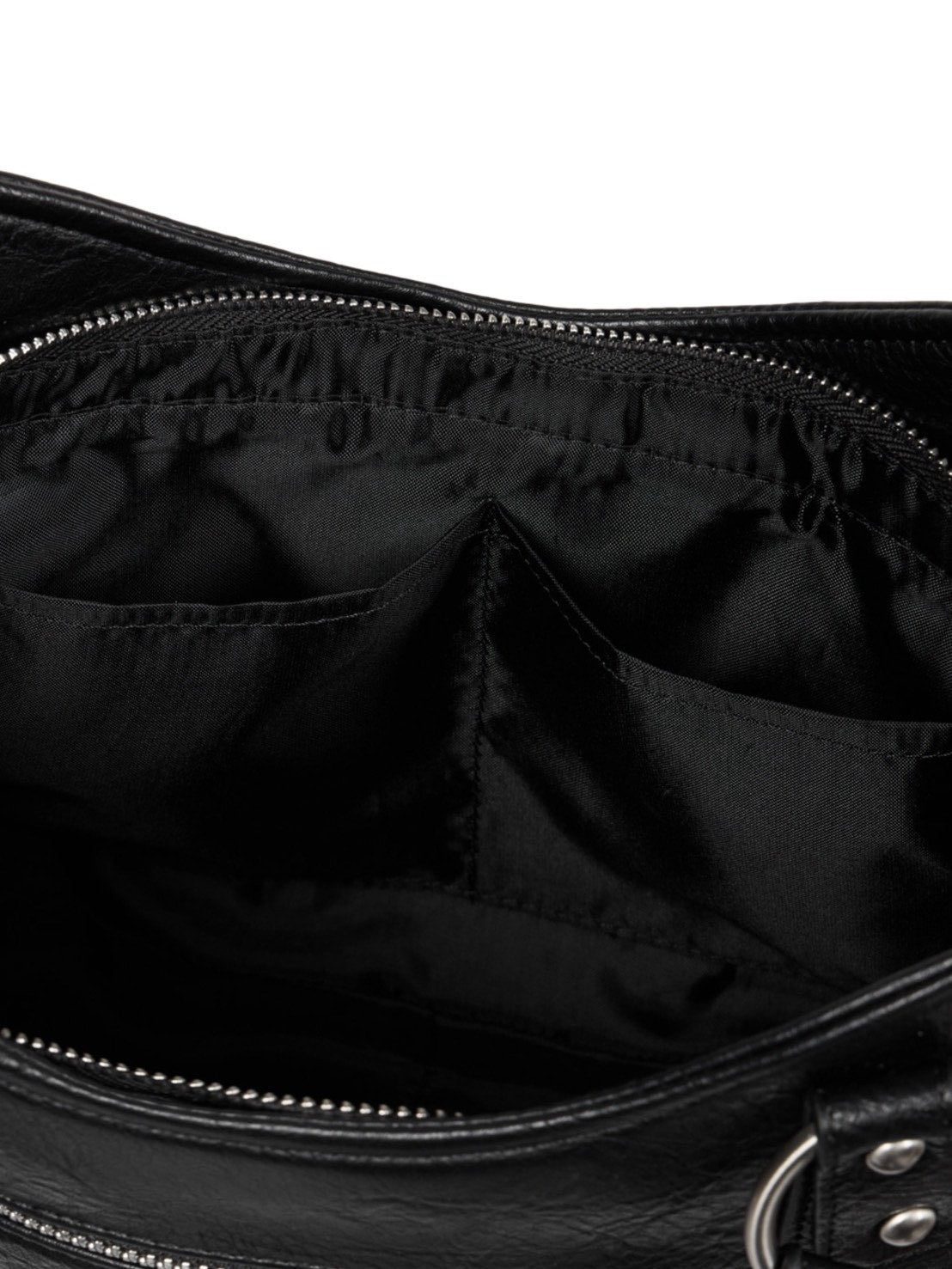 【IUGAMAKARAS】Studded Leather Mini Shoulder Bag