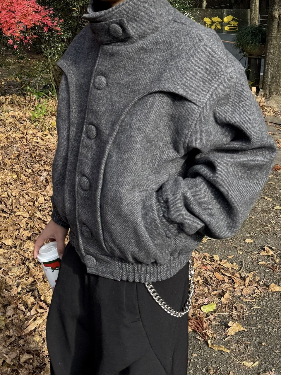 国際配送【RENOL】stand collar jacket