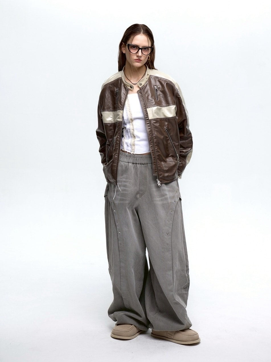 【RSSC】CURVED INCISION BALLOON DENIM PANTS