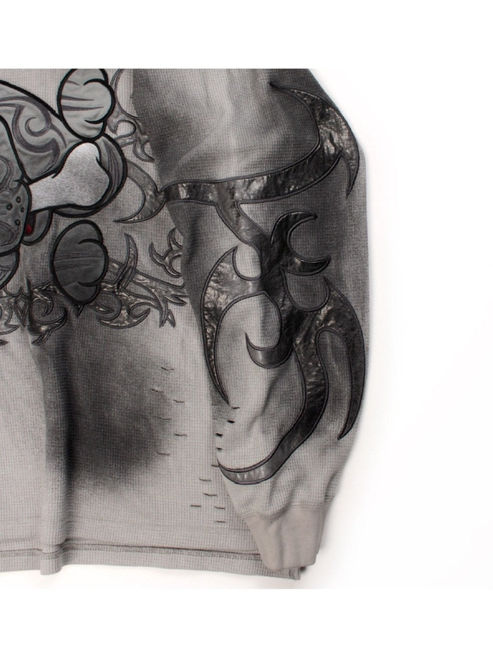 【GALFY】汚れ部族ワッフルロンTEE / 【ガルフィー】汚れ部族ワッフルロンTEE