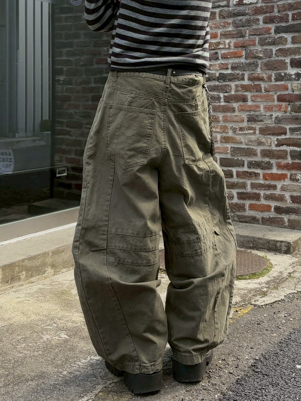 受注制【youll】cotton curve pants (2color)