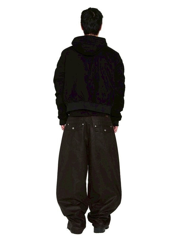 【AAKAM】Button Placket Cotton Ma-1 Jacket