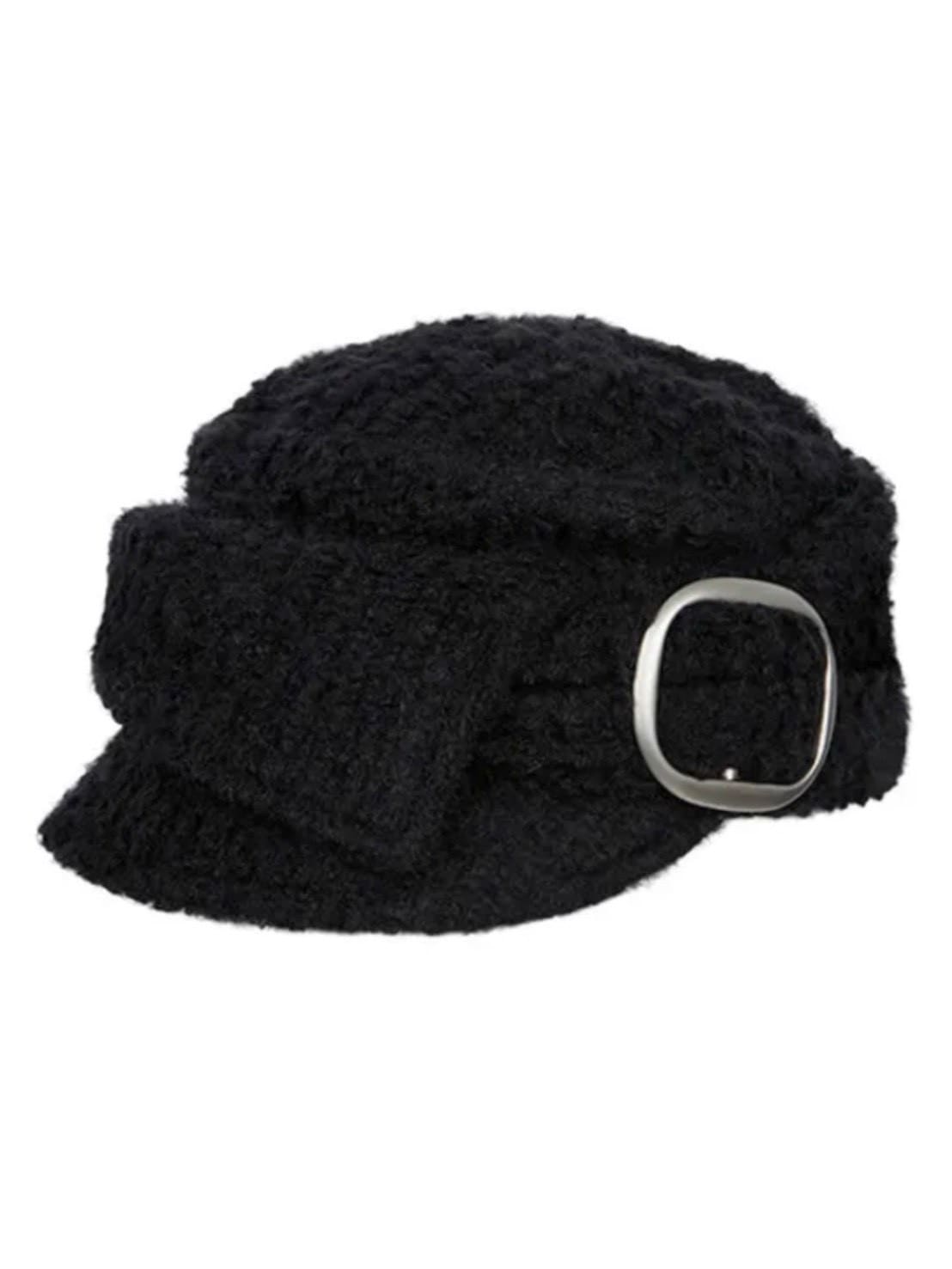 【NOT KNOWING】Buckle Bellboy Cap