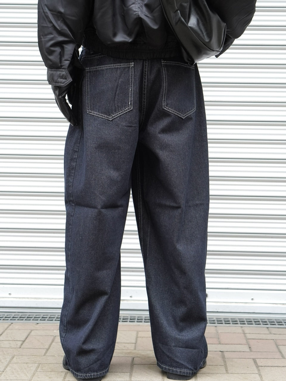 東京店WEB限定受注制【Chikashitsu +】balloon wide denim pants / 【チカシツプラス】バルーンワイドデニムパンツ (2color)