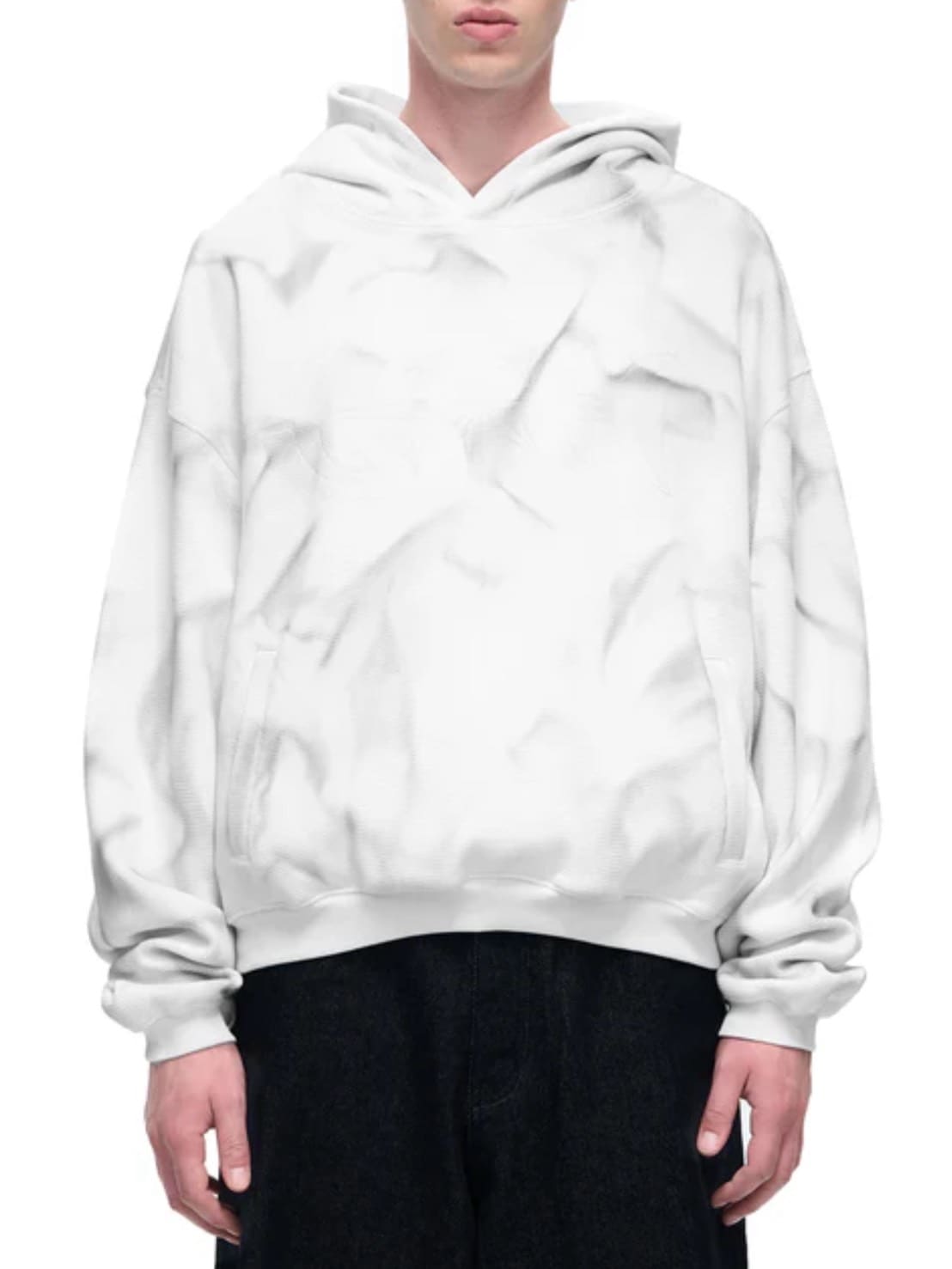 The Boy Has No Patience】LUMINOUS DAWN EMBROIDERED LOGO HOODIE