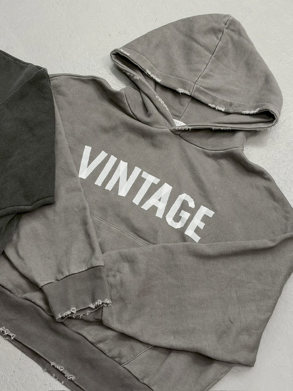 受注制【LUV CODE】pigment logo hoodie (2color)