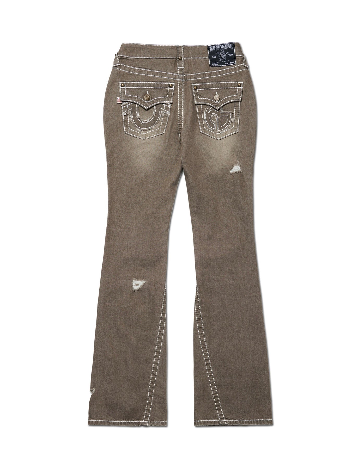 【NOMANUAL×TRUE RELIGION】NO RELIGION BOOTCUT DENIM PANTS