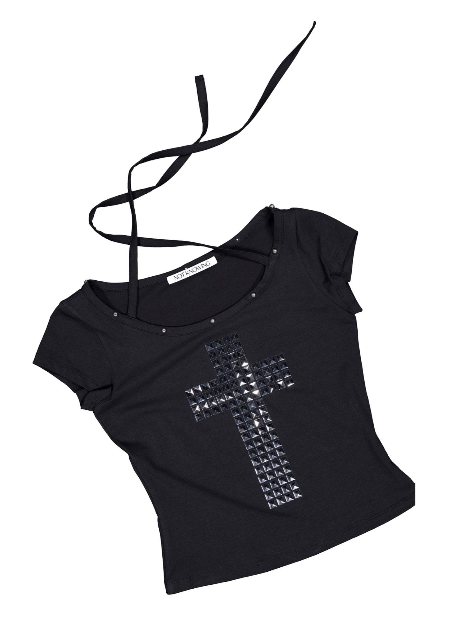 【NOT KNOWING】Cross Hotfix Top
