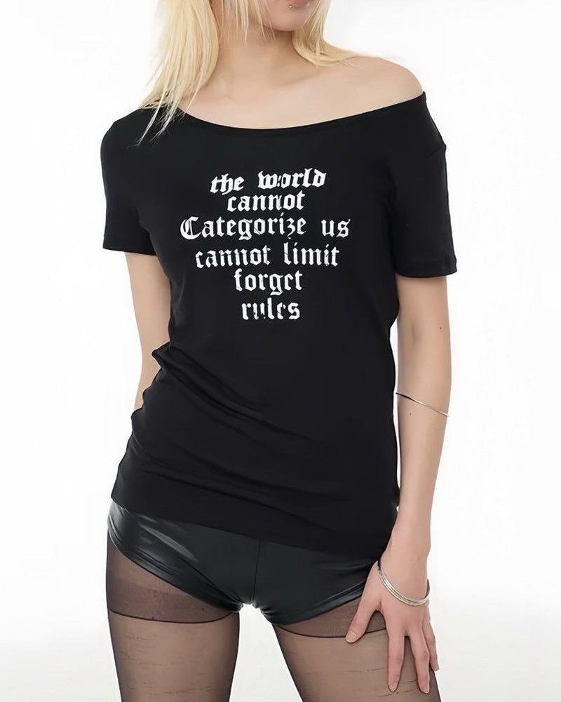 【ROCK CAKE】Forget The Rules Top