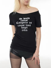 【ROCK CAKE】Forget The Rules Top