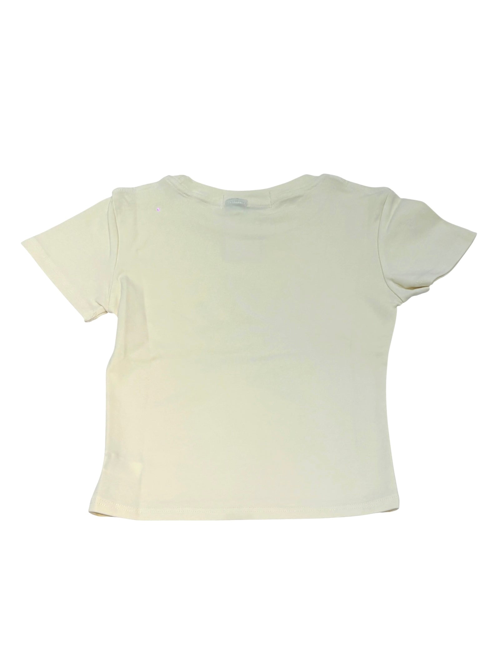 国際配送【Never mind the XU】flower rhinestone tee (3color)