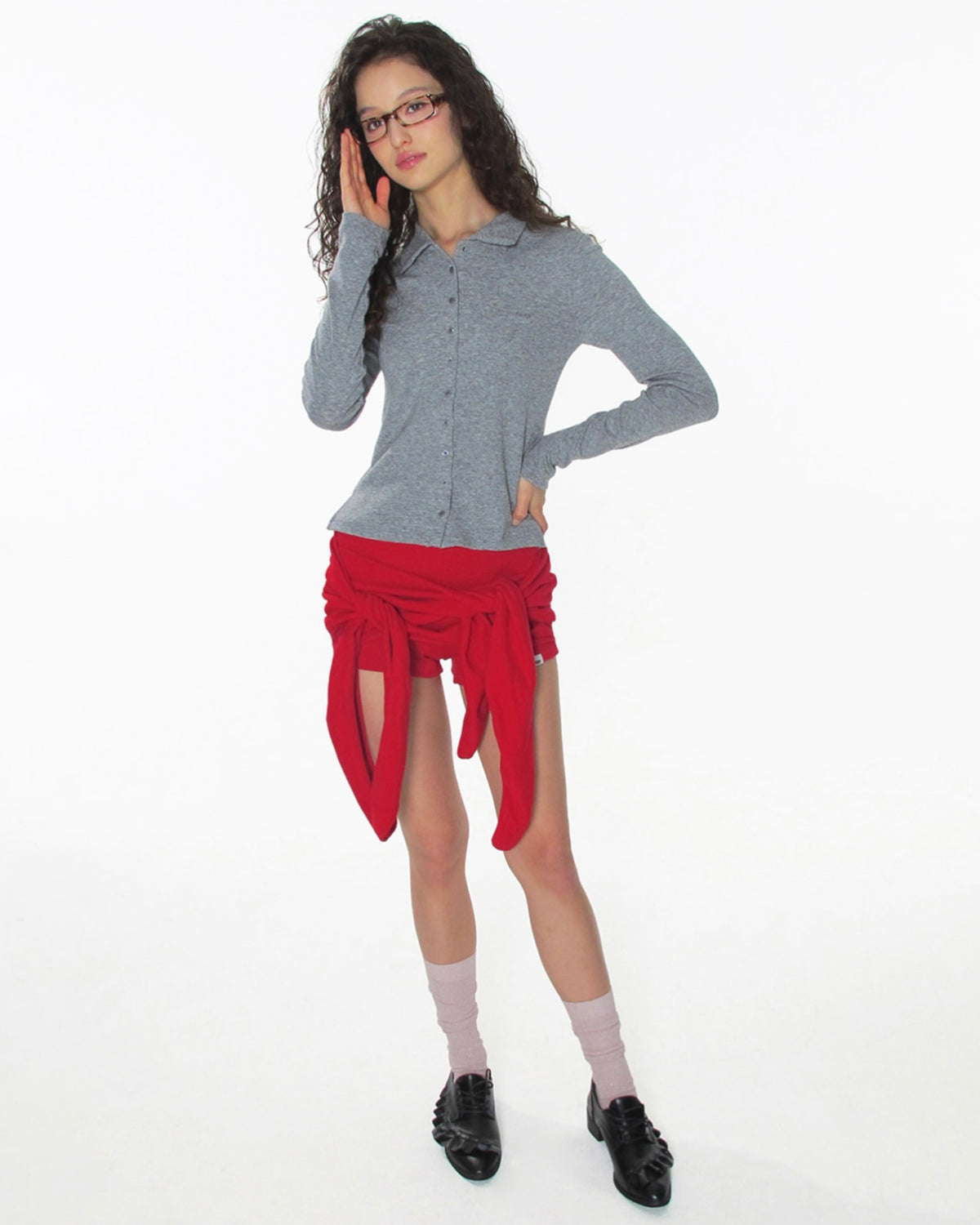 【CRANK】DOUBLE TIED MICRO SHORTS