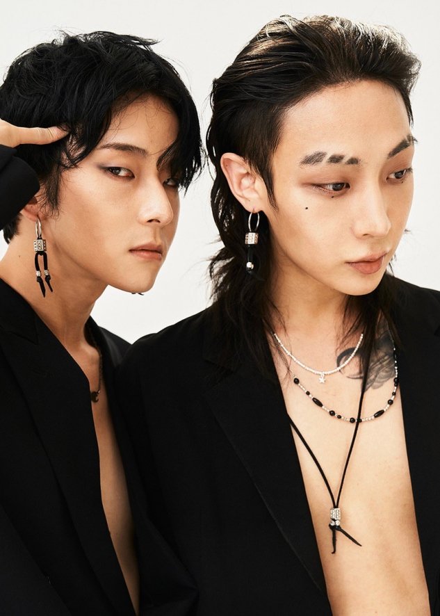 【BYBE RECORDS × BLACK PURPLE】Leather string choker