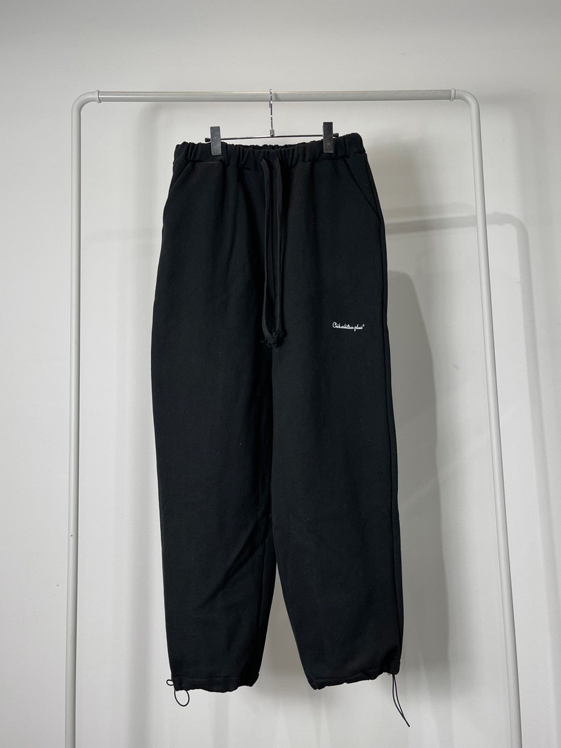 【Chikashitsu + ORIGINAL】loose logo sweat pants (3color)
