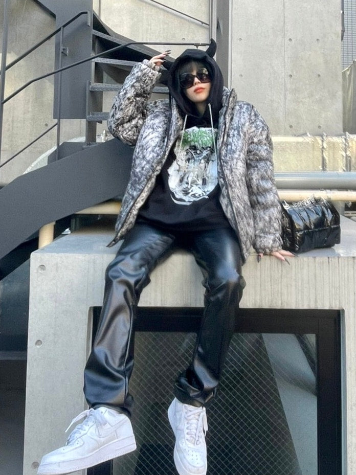 受注制【Never mind the XU】digital padding jacket (2color)