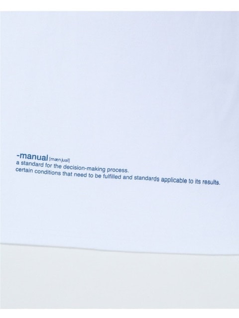 【NOMANUAL】SQR GRAPHIC LONG SLEEVE TEE