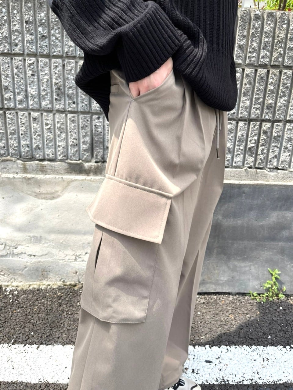 受注制【Chikashitsu +】cargo slacks pants (3color)