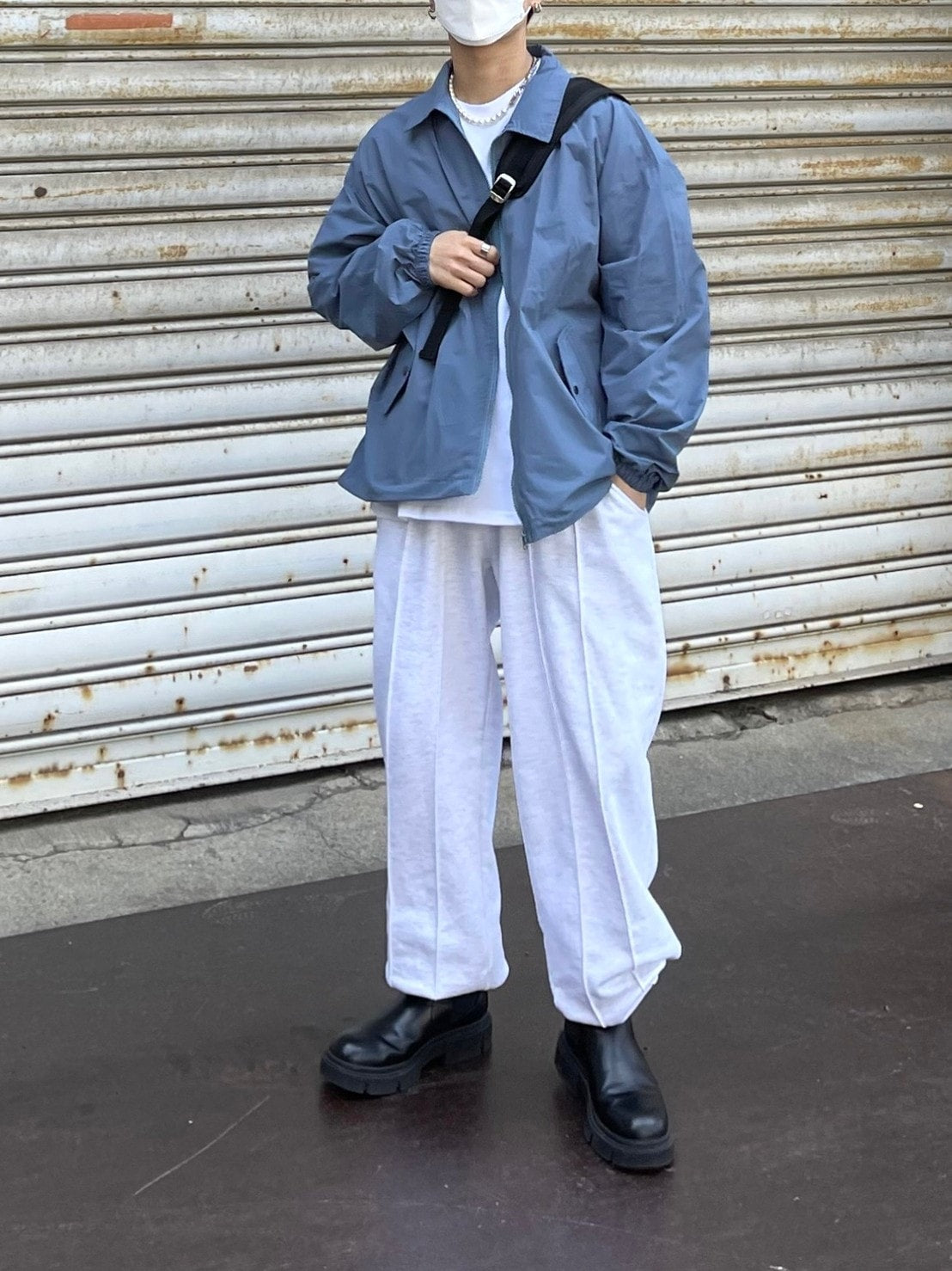受注制【Chikashitsu +】nylon blouson (4color)