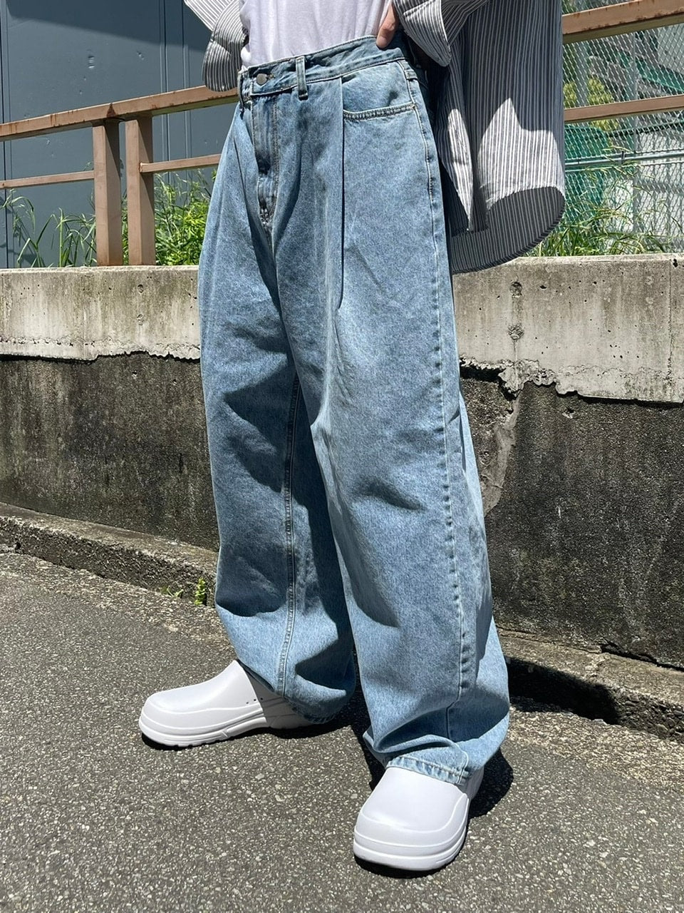 受注制【Chikashitsu +】volume round sandal (3color)